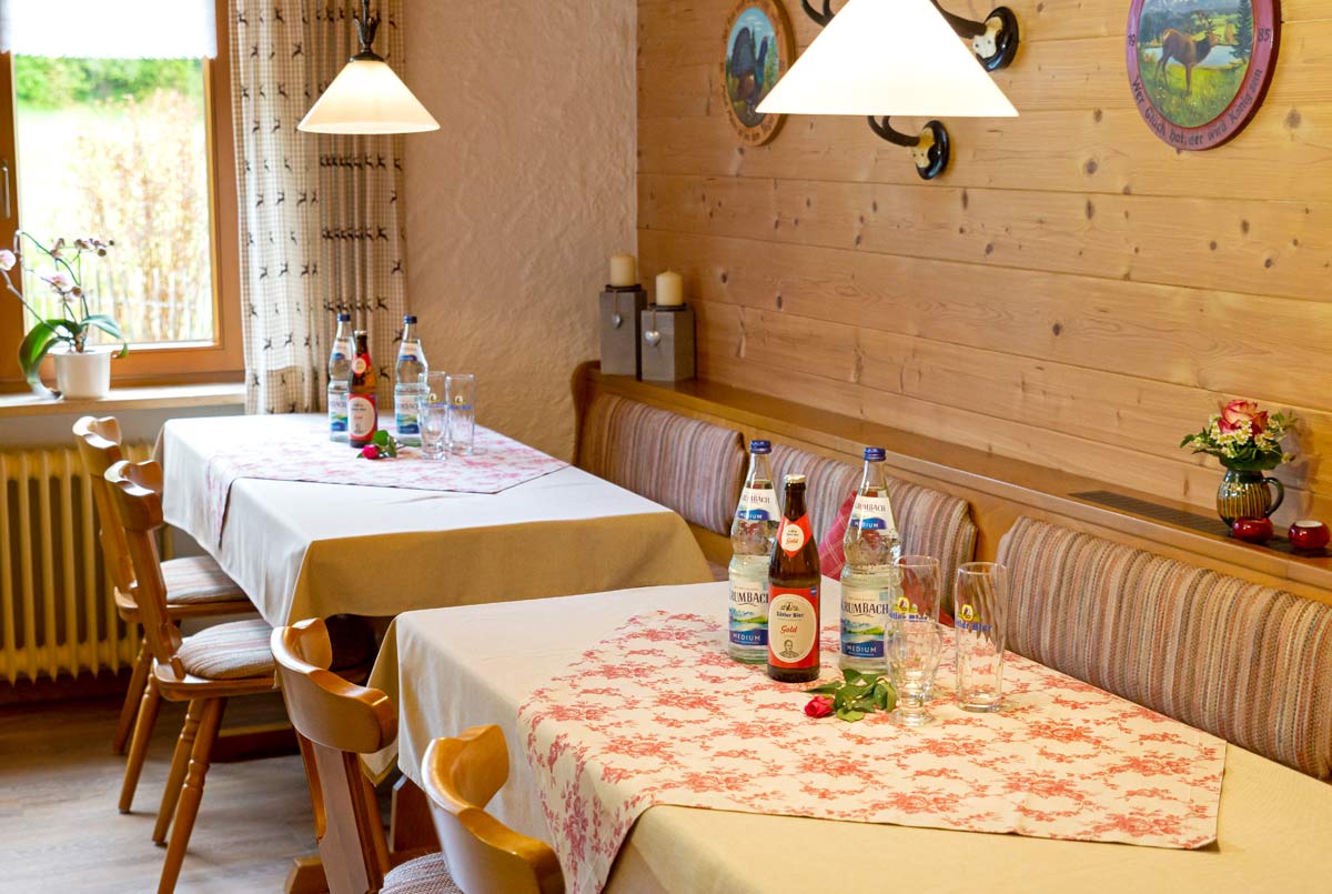 Aufenthaltsraum Landhaus Berktold Obermaiselstein | Allgäu