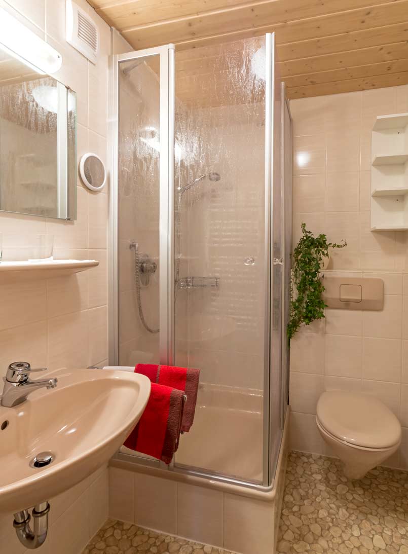 Badezimmer mit Dusche